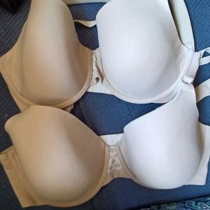 2 Olga 34D bras